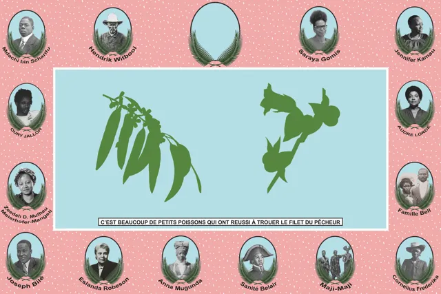 Screenshot of hero section of application